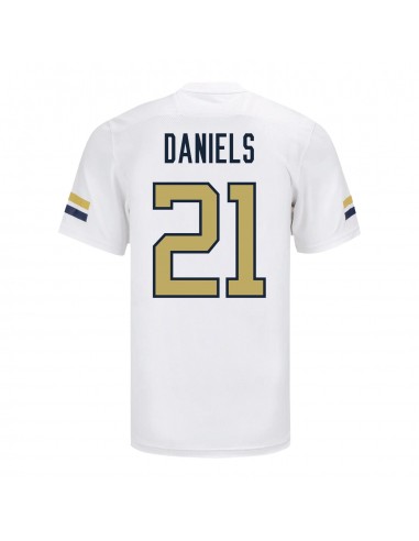 Georgia Tech Adidas Football Student Athlete 21 Omar Daniels White Football Jersey store