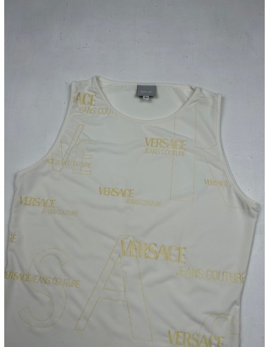 White logo tank top (S/M) livraison et retour toujours gratuits