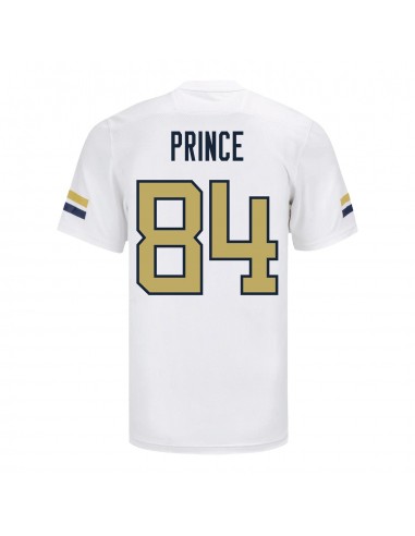 Georgia Tech Adidas Football Student Athlete 84 David Prince White Football Jersey Dans la société mordern