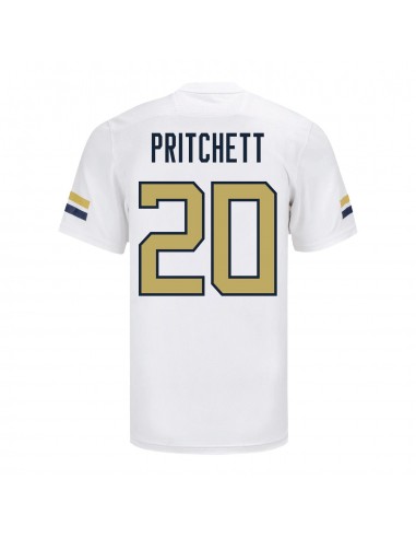 Georgia Tech Adidas Football Student Athlete 20 Christian Pritchett White Football Jersey Venez découvrir notre 