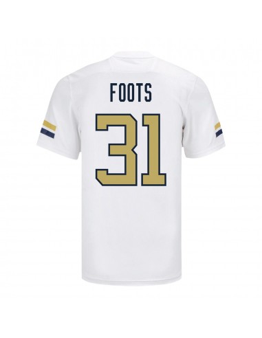 Georgia Tech Adidas Football Student Athlete 31 Jonorian Foots White Football Jersey les muscles