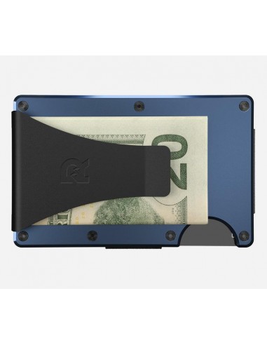 Aluminum | Alpine Navy Minimalist Wallet - Money Clip de pas cher