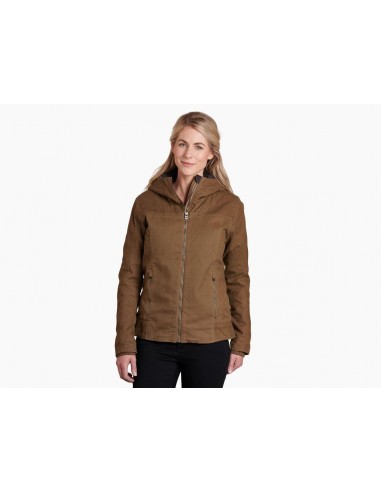 Women's The Law Fleece Lined Hoody - Dark Khaki la colonne vertébrale