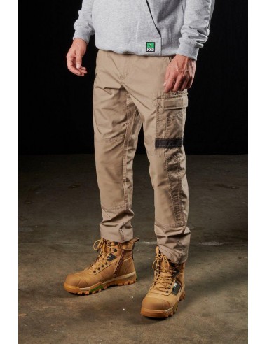 WP5 Stretch Cargo Pant - Slim Fit - Khaki les muscles