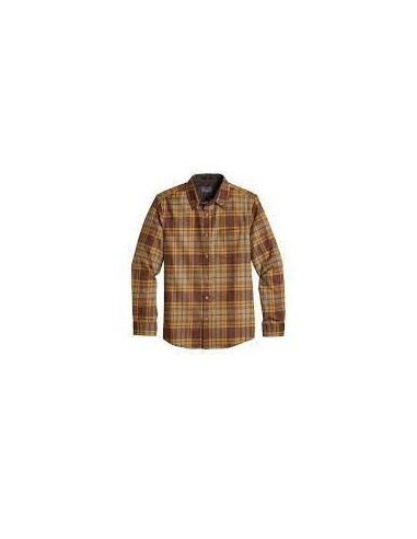 LODGE SHIRT BROWN COPPER PLAID 2024