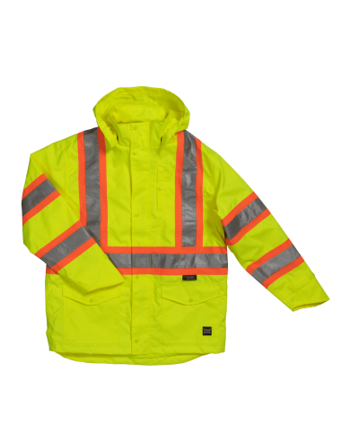 Safety Rain Jacket - Green 3X+ Venez acheter