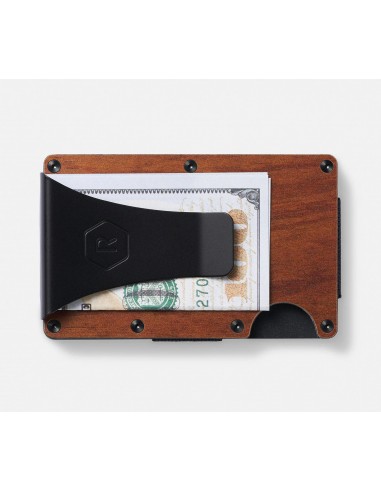 Ridge Wallet Money Clip - Mopane Wood en ligne