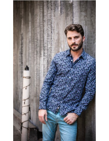 Chemise Come Bloom Bleu prix pour 