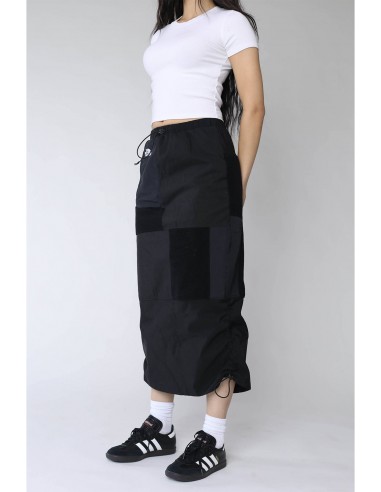 Rework North Face Fleece Midi Skirt pas chere